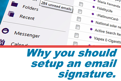 One Great Reason to Have an Email Signature